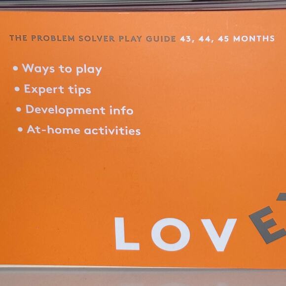 Lovevery The Problem Solver Play Guide Montessori Activity Book for 43-45 Months - Picture 2 of 4